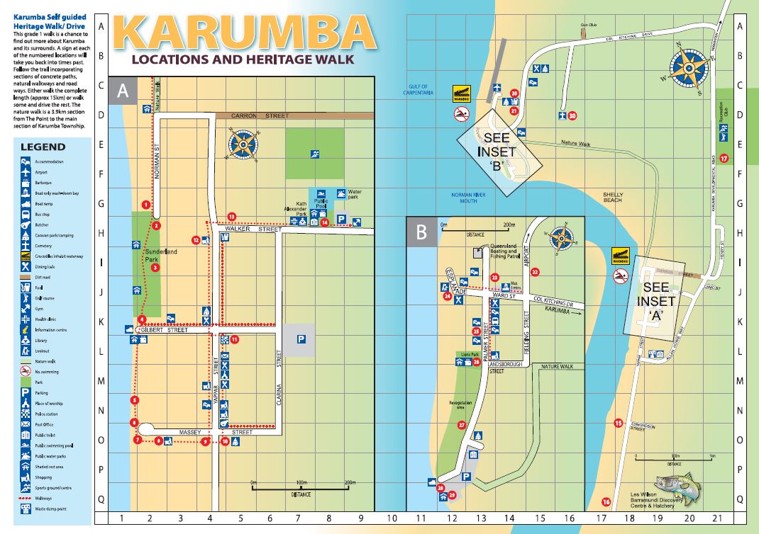 Karumba Walk map